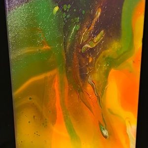 8x10 Acrylic Flow Art